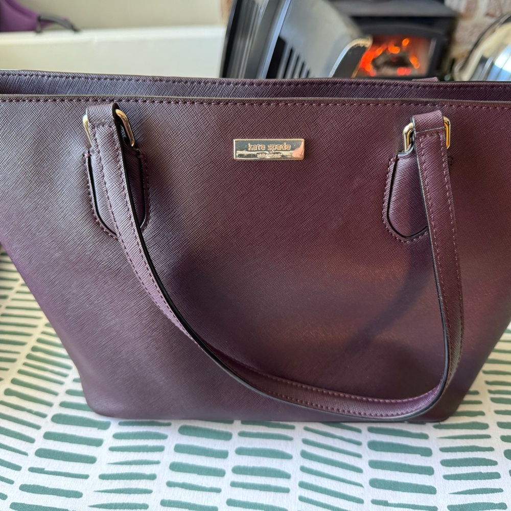 kate spade Purple Tote Bag